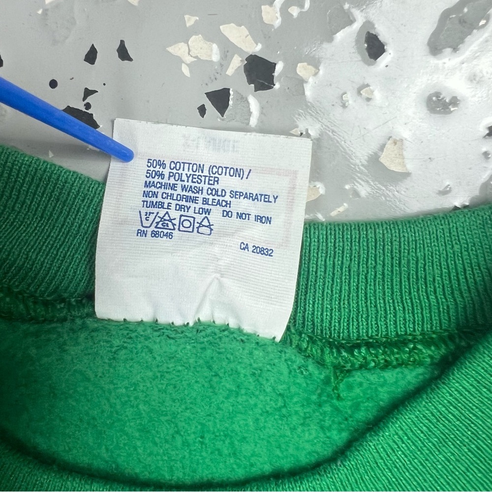 Tultex Green XL Rocking Horse Ugly Christmas Holiday Sweater Sweatshirt - Picture 13 of 15